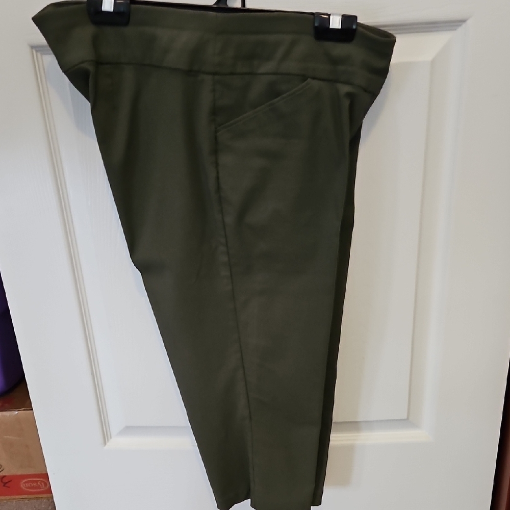 Christopher & Banks Signature Slimming Pants in Olive